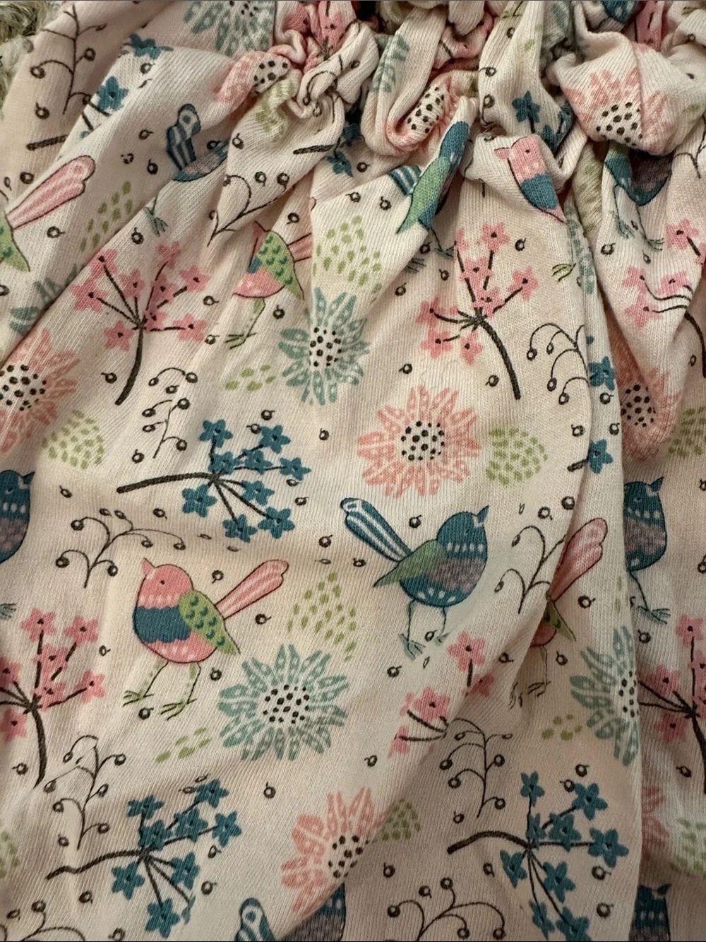 Smocked Pink Bird & Floral Sundress for Girls